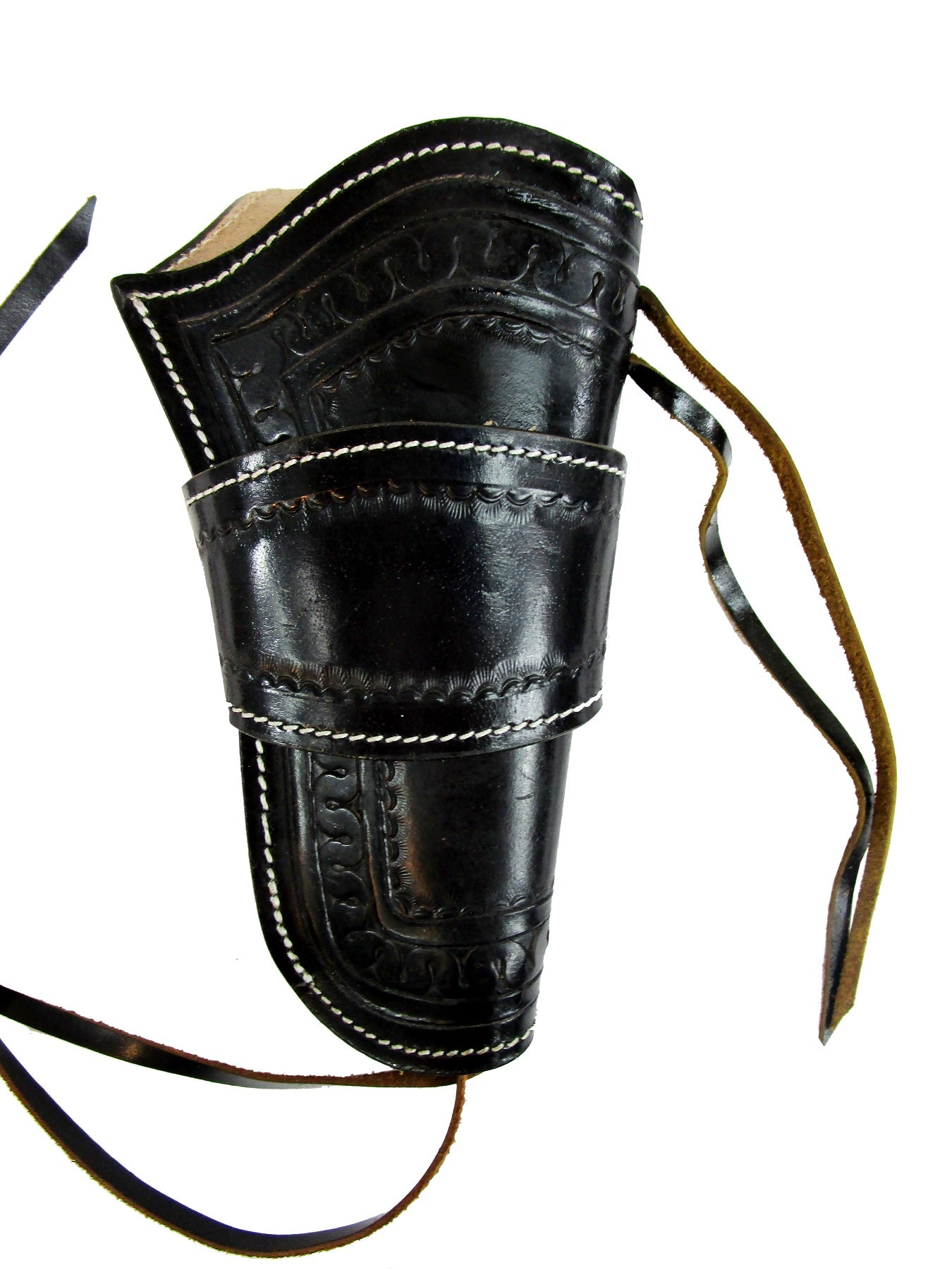 Leather Holster Single Action Western Cowboy Snake Tooled Right Handed
