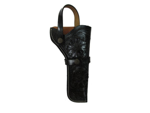 Funda de cuero Western Cowboy Floral Tooled Revolver Pistol Case Soporte para pistola