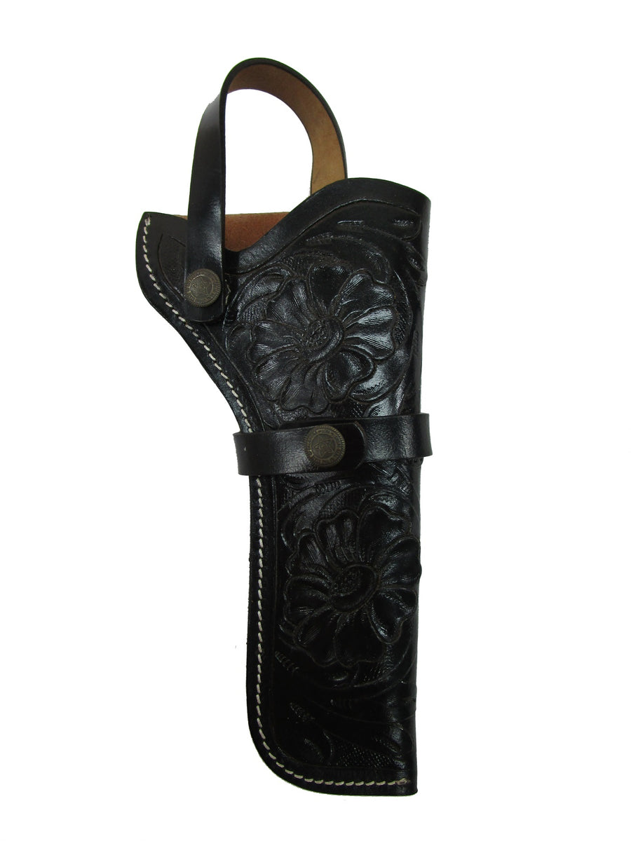 Leather Holster Western Cowboy Floral Tooled Revolver Pistol Case Gun ...