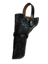 Funda de cuero Western Cowboy Floral Tooled Biker Revolver Pistola Porta pistola