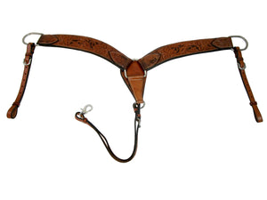 Western Breast Collar Horse Roping Barrel Racing Trail Leather Tack