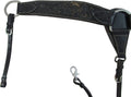 Leather Breast Collar Western Black Horse Barrel Racing Roping Trail