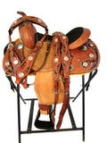 Rhinestone Show Barrel Western Pony Kids Youth Saddle 12 13 Trail Tack