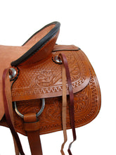 Ranch Sattel Western Horse Roping Trail Tooled Leather 15 16 17 Tack