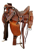 15 16 17 A Fork Western Saddle Wade Roping Ranch Working Horse Tack