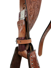 15 16 Western Barrel Saddle Trail Racing Pleasure Leather Tack Set
