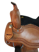 Western Saddle Barrel Racing Trail Horse Tooled Leather 15 16 17 18
