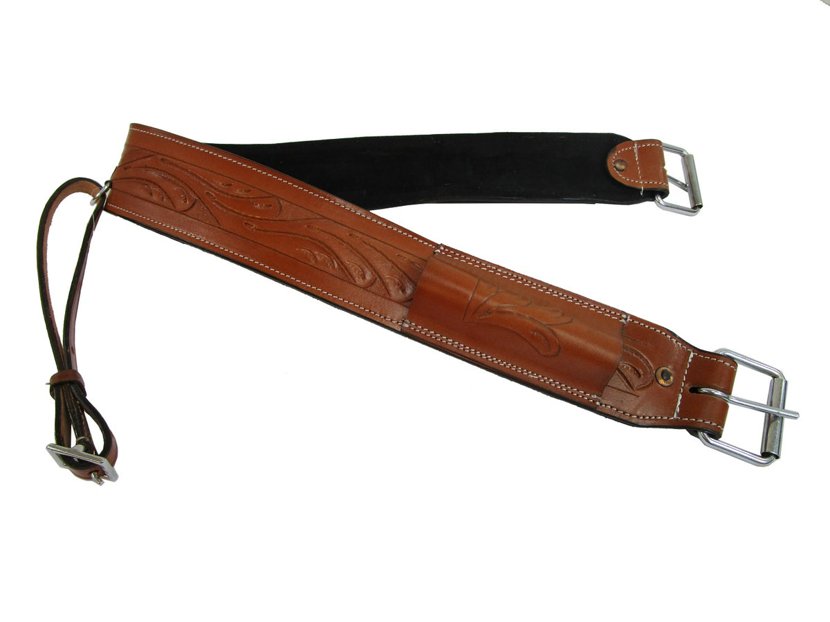 Roping Saddle Rear Cinch Back Girth Barrel Western Horse Pleasure Leat ...