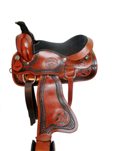 Western Roping Horse Saddle Pleasure Trail Ranch Tack 15 16 17 18
