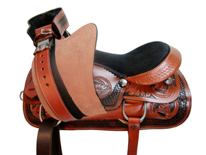 Western Roping Horse Saddle Pleasure Trail Ranch Tack 15 16 17 18