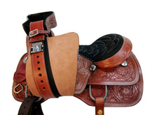 Roping Saddle Western Horse Pleasure Trail Leather Tack 15 16 17 18