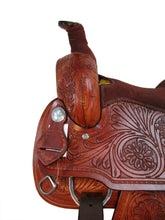 Leather Western Saddle Trail Horse Ranch Pleasure Roping Set 15 16 17
