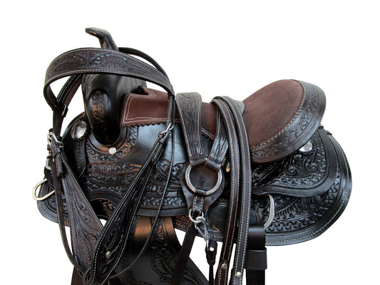 Kids Rodeo Show Western Saddle 10 12 13 14 Barrel Racing Youth Pleasure Trail