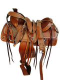 Western Saddle Roping Ranch Work Cowboy - Tachuela de cuero con herramientas 16 17