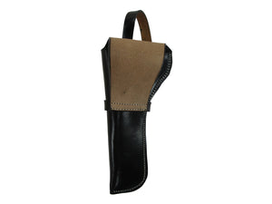 Leather Holster Western Cowboy Barbed Tooled Revolver Pistol Case Gun Holder