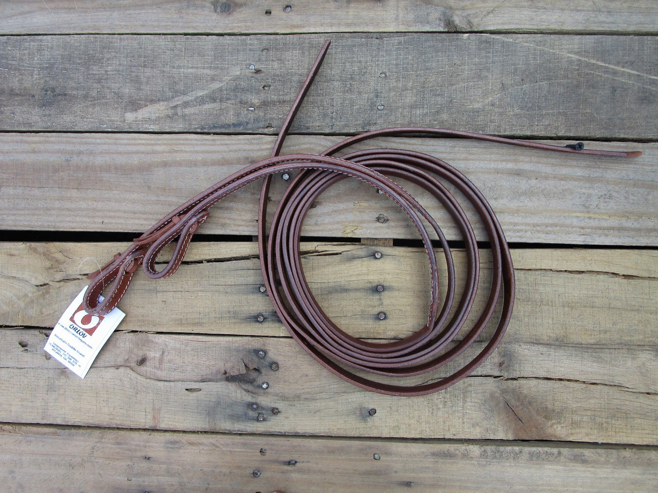 Western Split Reins Headstall Leather Tie End Barrel Horse Tack