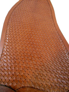 Western Saddle Fender Replacement Basket Weave Roping Trail Barrel